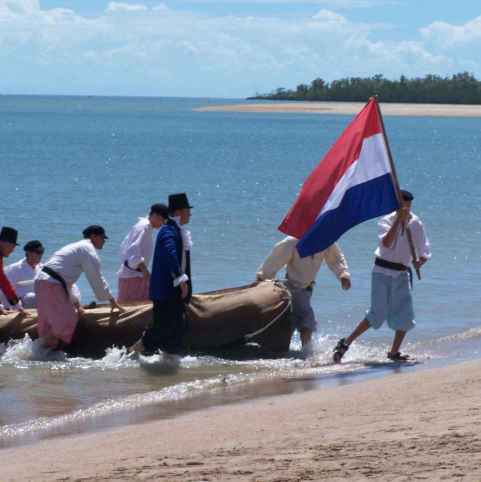<b>Re enactment Dutch Landing on Tiwis</b>