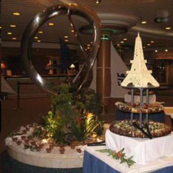 <b>Choclate Show and Buffet on Board of our Cruise.</b>