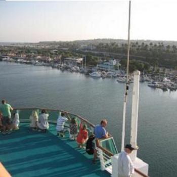 <b>On Board of our Cruise moving from LA Port.</b>