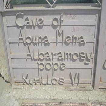 <b>The cave of POPE 'KIRILOS 6th," in his Monstary in Wadi El Natrun Egypt.</b> <b>The cave of POPE 'KIRILOS 6th," in his Monstary in Wadi El Natrun Egypt.</b>