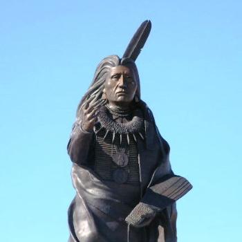 <b> Bronze Sculpture Honoring Ponca Indian Chief Standing Bear, Ponca City Olahoma Sue/OK</b> <b> Bronze Sculpture Honoring Ponca Indian Chief Standing Bear, Ponca City Olahoma Sue/OK</b>