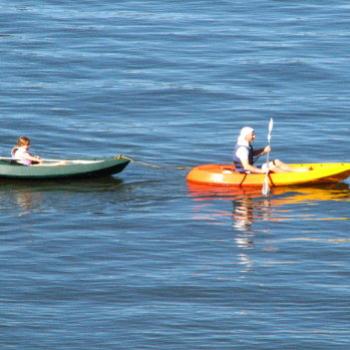 <b>riding along, Hawksebury River NSW Kate/Sydney</b>