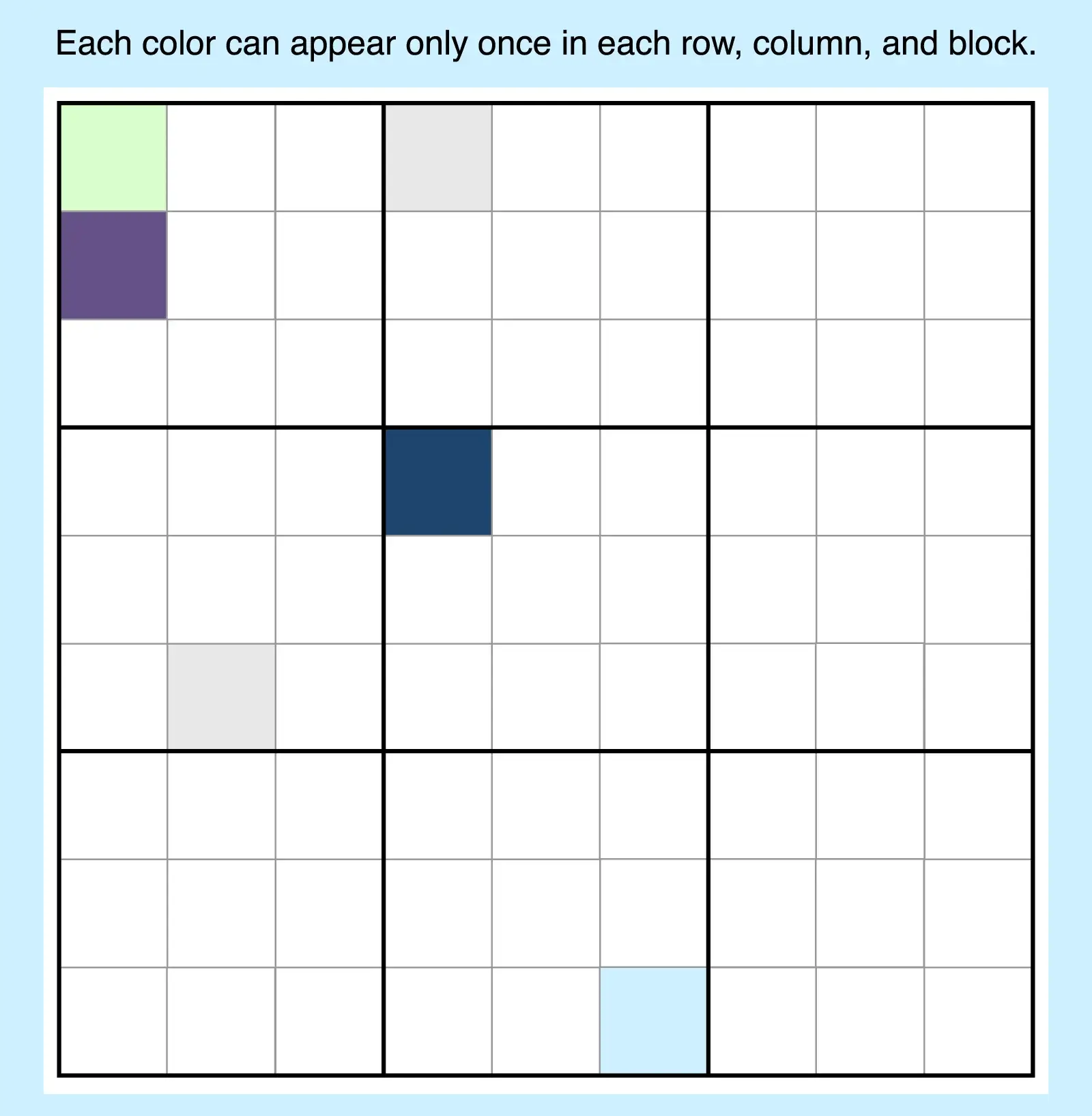 color sudoku grid example