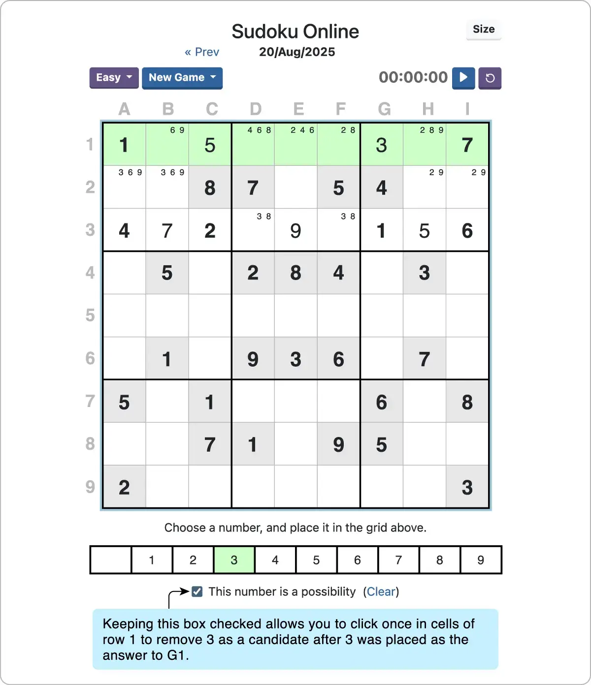 deleting candidates with candidate mode