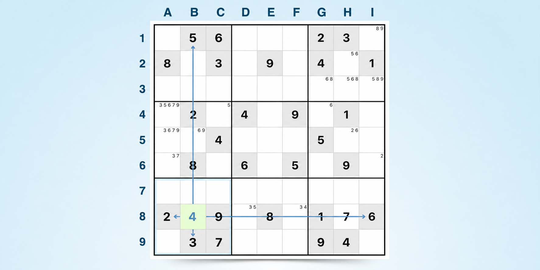 technique du dernier nombre possible pour sudoku