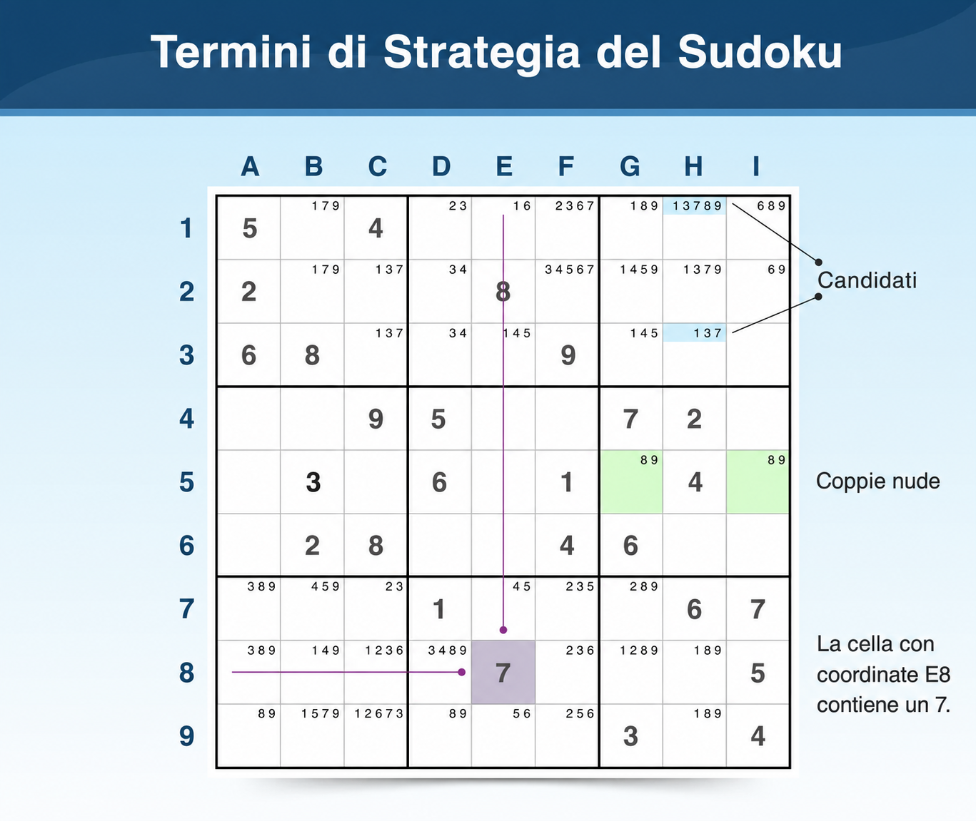 Terminologia del Sudoku per strategie e modalità di gioco