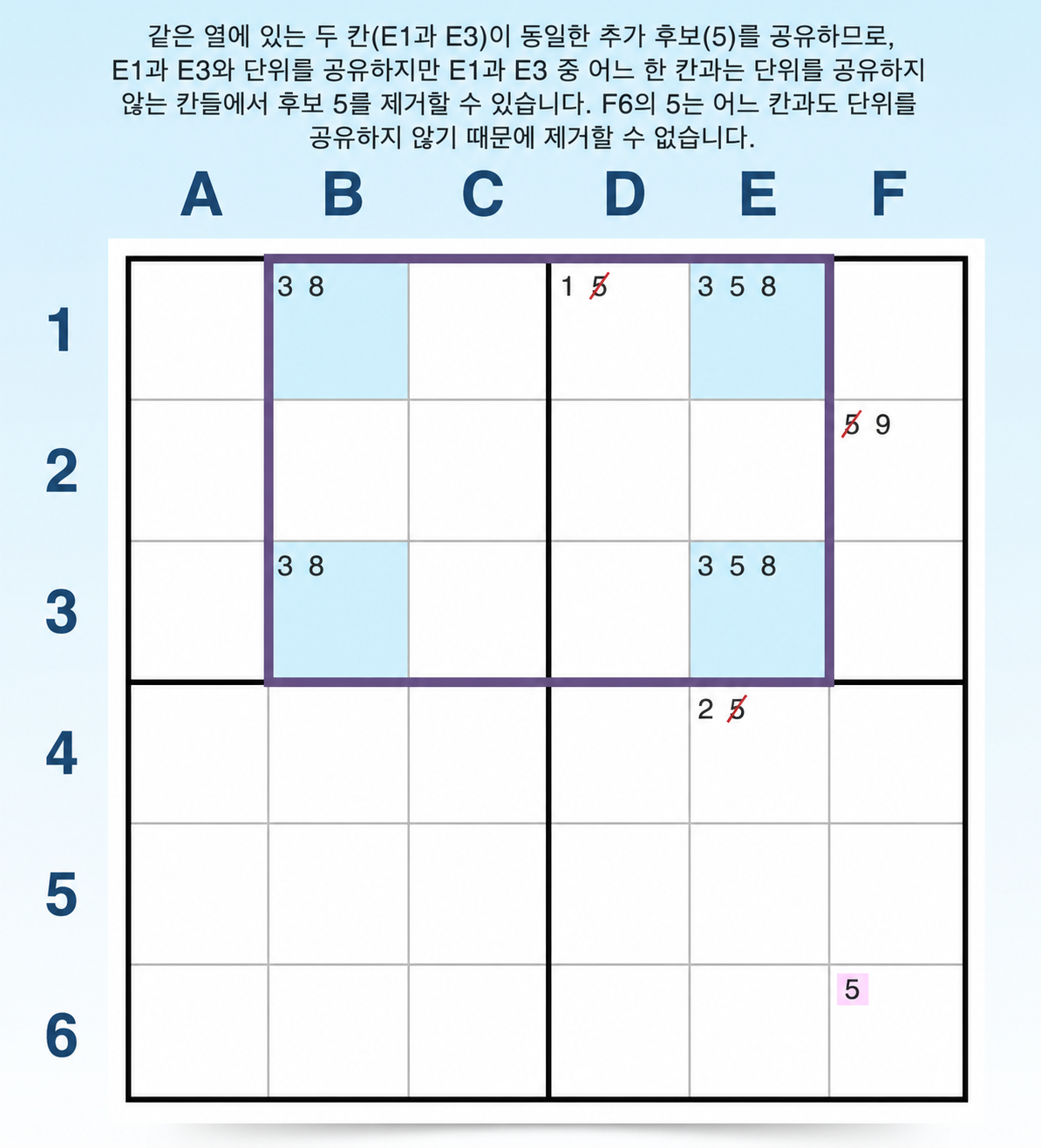유형 2 고유 직사각형 예시