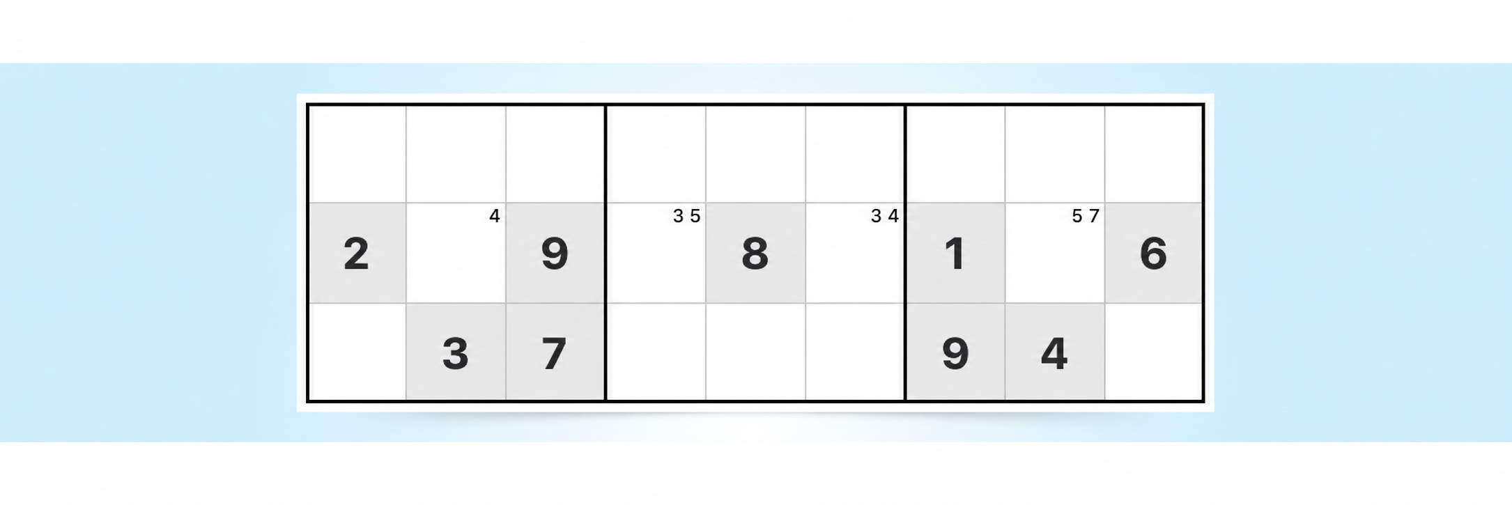 ví dụ về chiến lược ô đơn ẩn sudoku