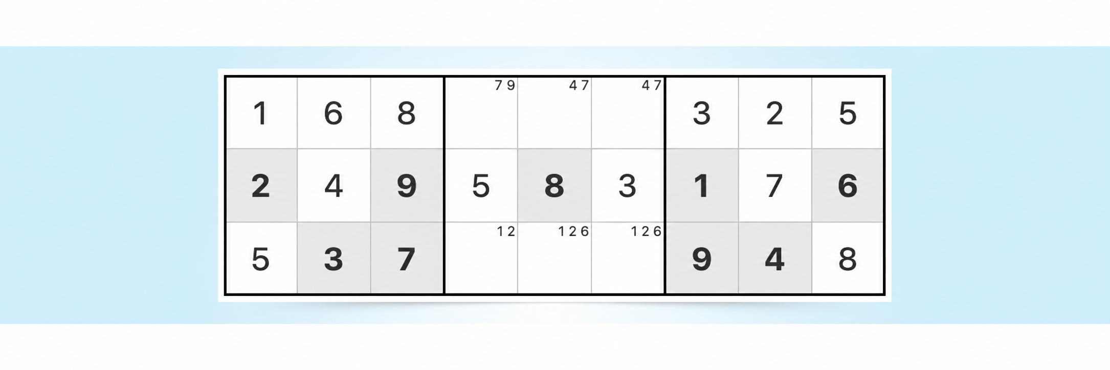 ví dụ về chiến lược cặp trần sudoku