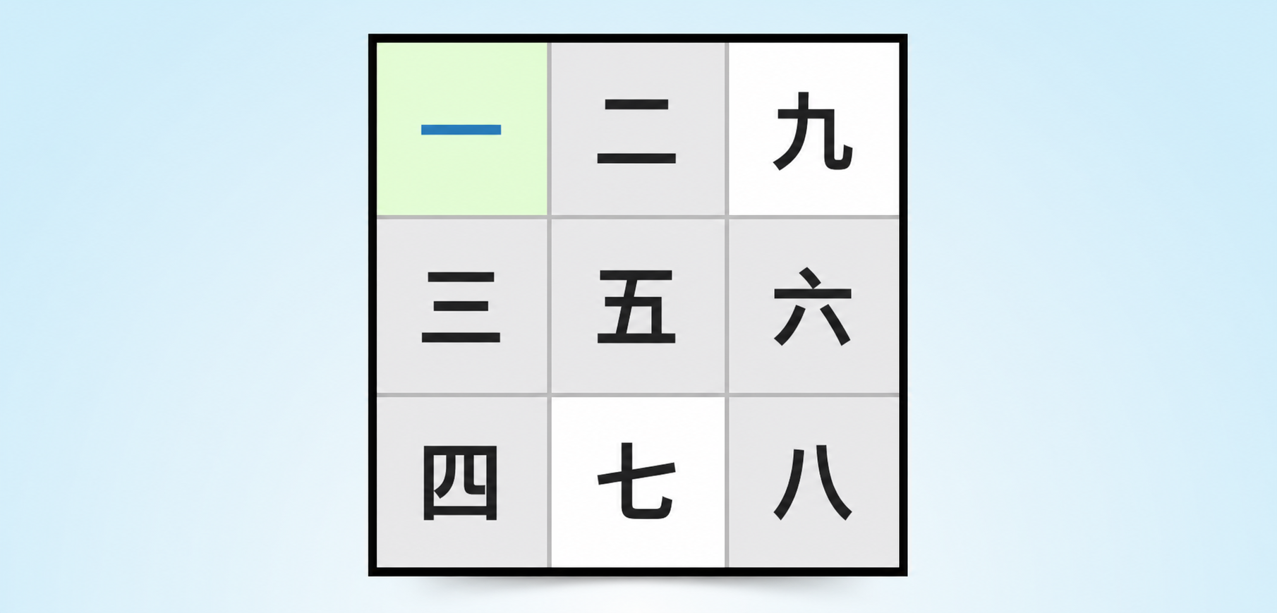 显性单数 sudoku 策略示例