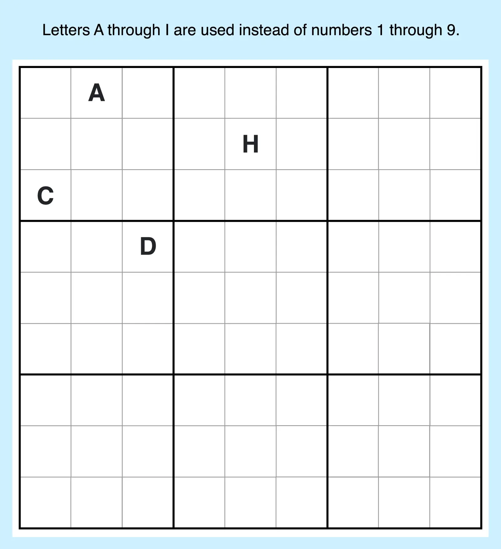workdoku sudoku grid example